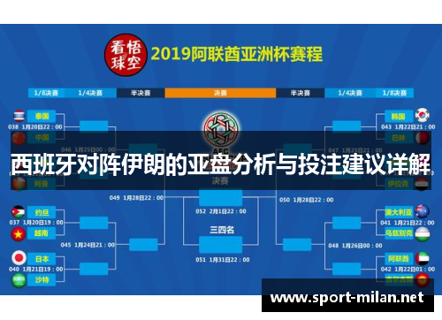 西班牙对阵伊朗的亚盘分析与投注建议详解